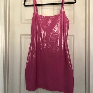 SUPERDOWN PINK MINI DRESS